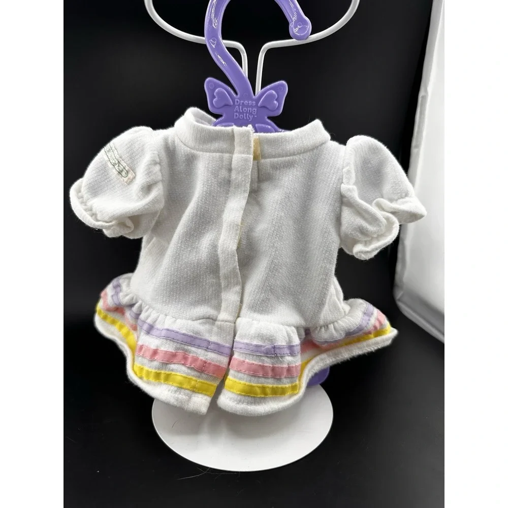 Cabbage Patch Kids‎ White HEART Shirt Dress Vtg 1983 Original Fleece CPK